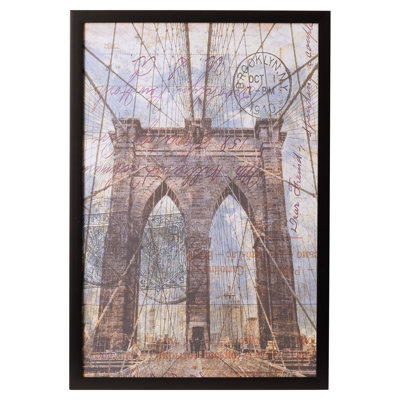 Pont de Brooklyn - impression encadrée