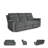 Doux Styles Power Reclining Sofa-96517749
