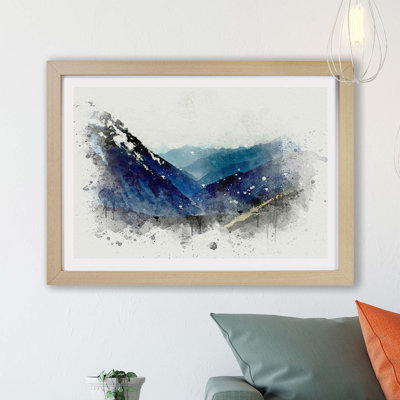 Trail in the Annapurna Circuit Nepal - Framed Print