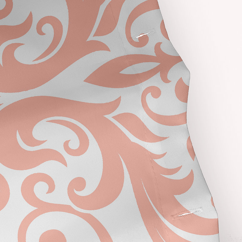 Rideau de douche Circleville Floral par E by Design, Rosé