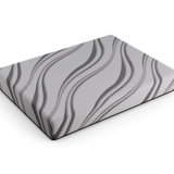 Medium Density Queen Mattress With Gel Foam And Comfort Layer For A Deep Relaxing Sleep High Memory Bib - Queen, Gray Wicking Fabric