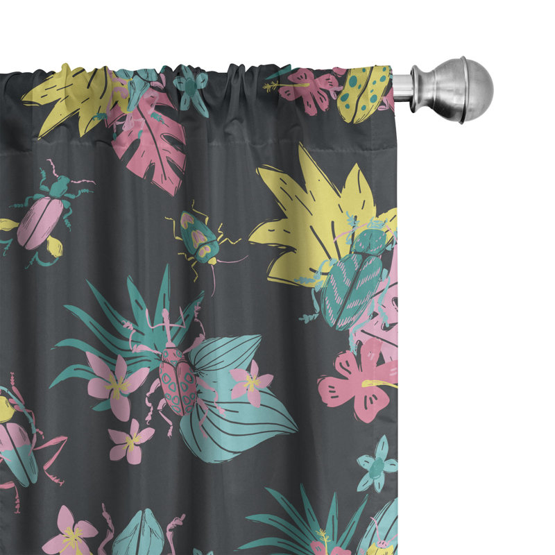 Semi Sheer Curtain Pair, 28" W x 84" L
