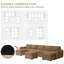 Canapé modulaire 8 pièces Jazabell-496086436