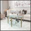 Table basse ovale en verre transparent-33905486-33905485