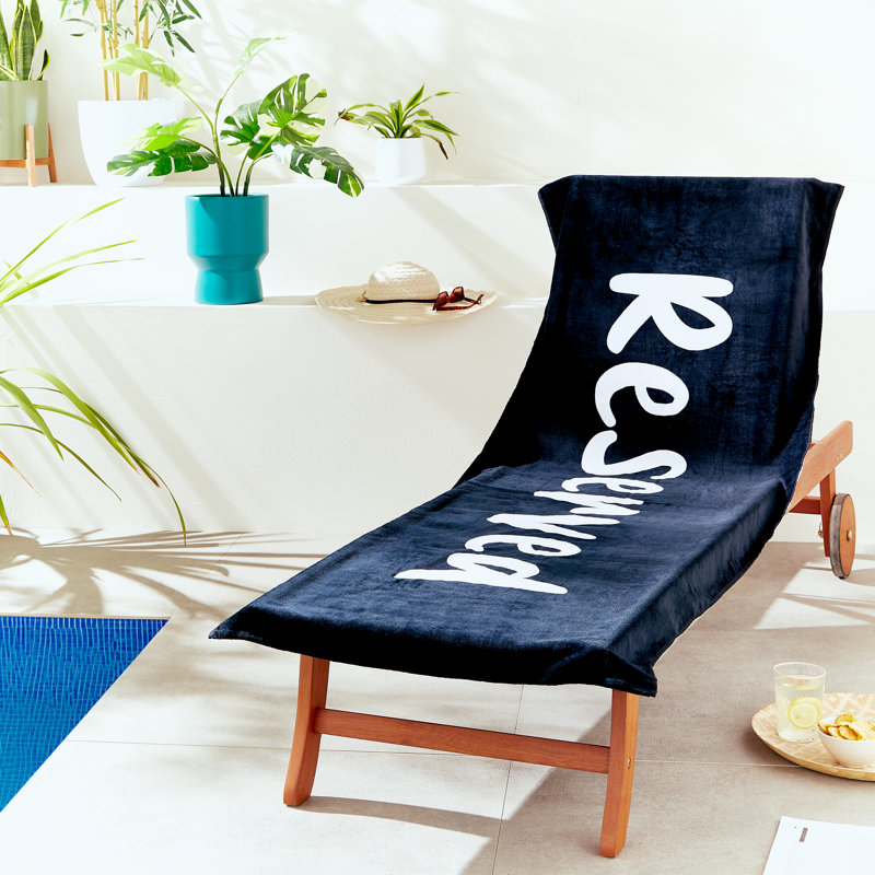Reserved Beach Sun Lounger Towel