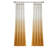 Signature Arashi Fashion Ombre Window  Curtain, 52 Inches Wide x 63 Inches Long, Single Window Curtain Panel, Gold-1992015548-1992015550