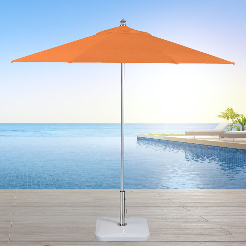 SunbUmbrella - marché de 9 pi x 9 pi Juna, Blanc, Toile toscane Sunbrella®