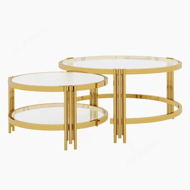Ensemble de tables basses 2 pièces Modern