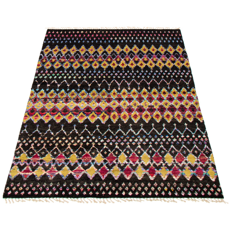 Tapis noir Hashim Finest Marrakesh 6 pi 0 po x 9 pi 2 po