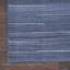 Tapis bleu marine en laine et coton tissé à la main Anerinda-1323228351