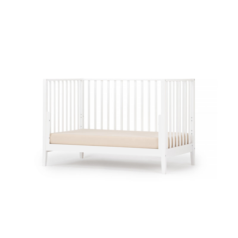 Lala 3 -in-1 Convertible Crib, White