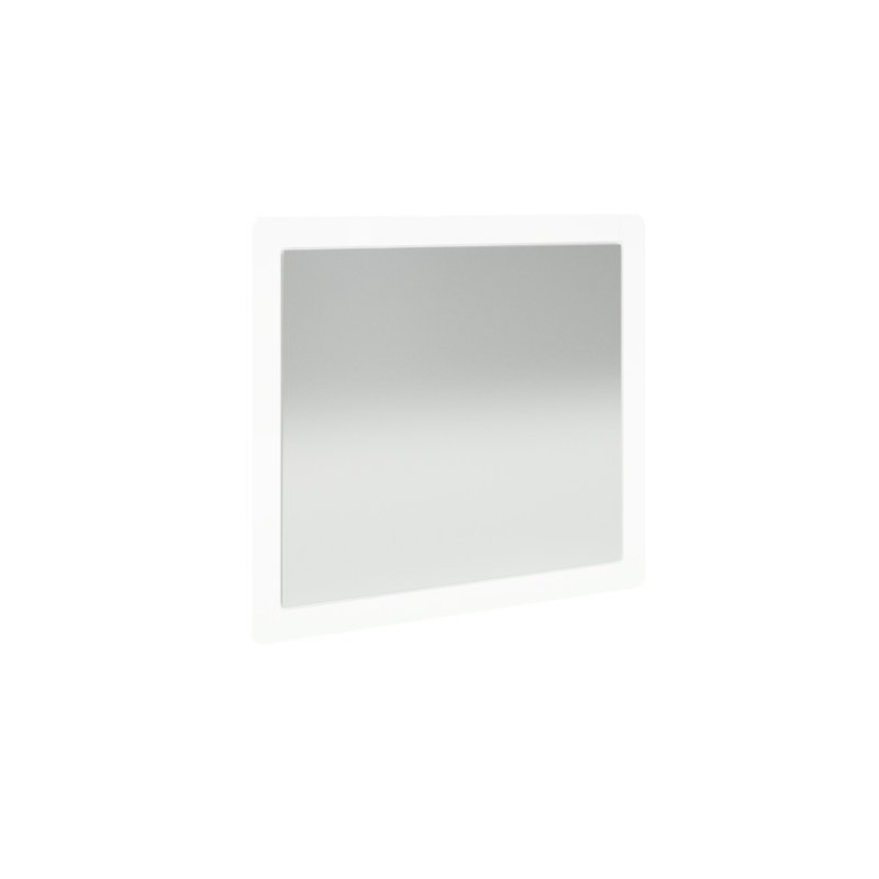 Mcduff Glass Flat Wall Mirror, Arctic White HG