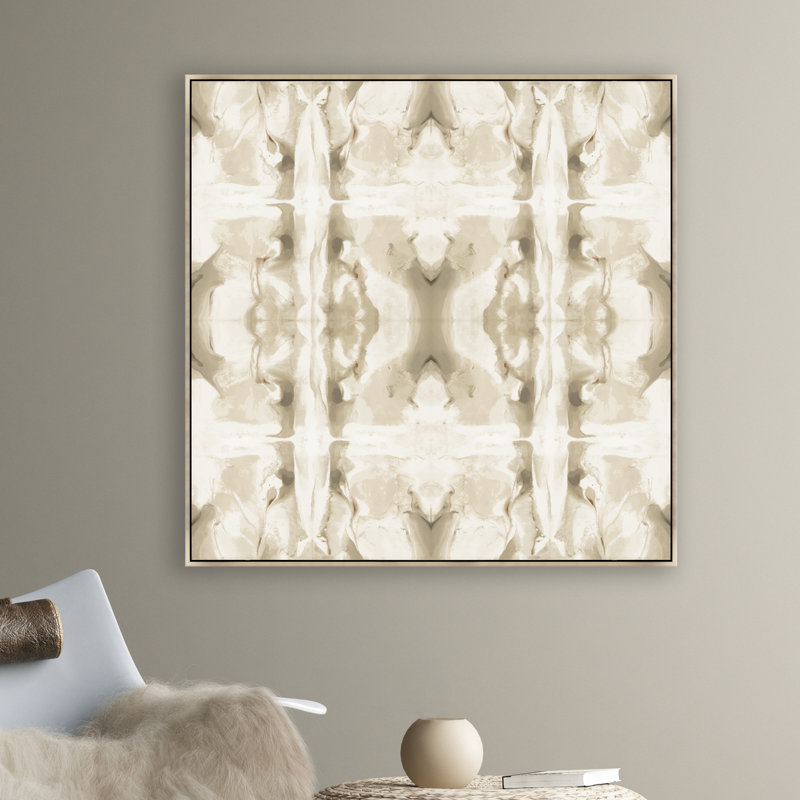 Decalcomanie IV Print by Giselle Kelly, 25.5" H x 25.5" W x 1.5" D, Image Gel Brush
