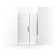 Composed 45-1/4-In46-In W X 71-1/2-In H Frameless Pivot Shower Door With 3/8-In Crystal Clear Glass And Back-To-Back Vertical Door Pulls