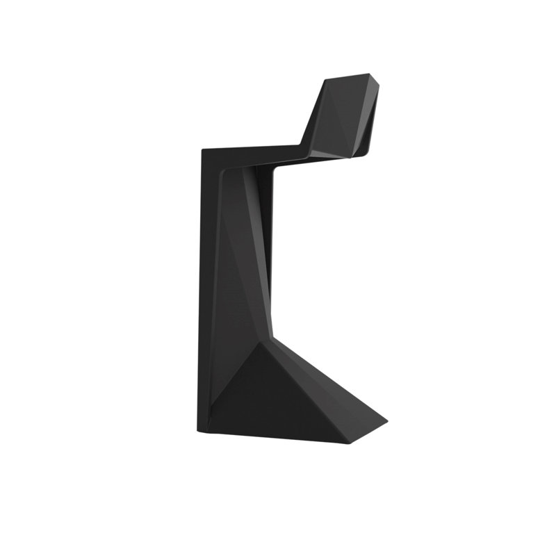 Tabouret de bar 28,25 po Voxel, Noir