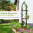 72.4'' H x 13.7'' W Obelisk Trellis Duty Steel with Hammer Stone Coated