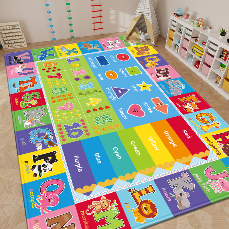 Tapis pour la petite enfance, Rectangle 4 pi 11 po x 6 pi 7 po