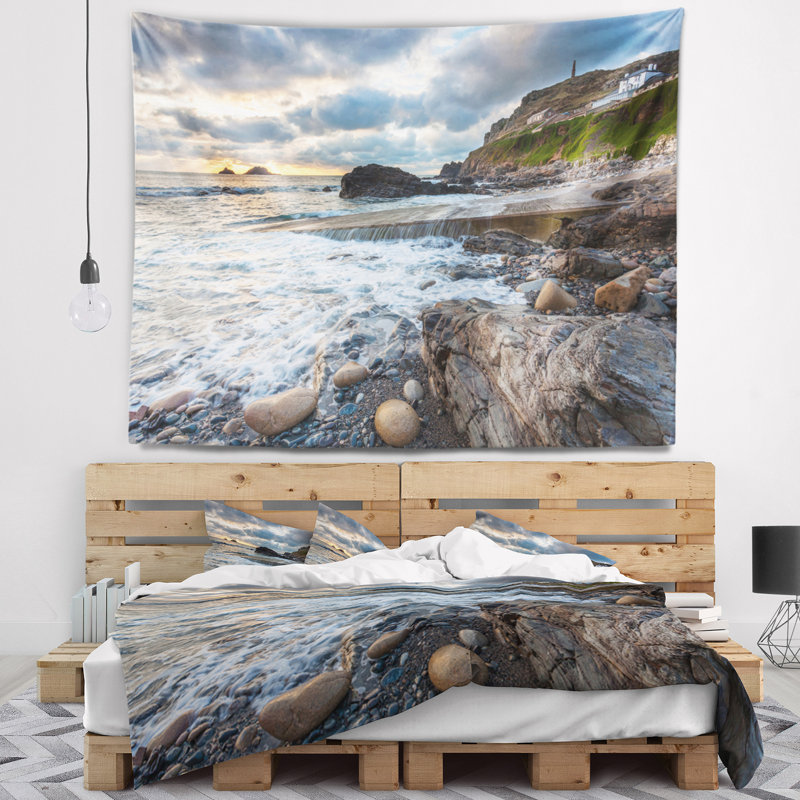 Seashore prests cove tapisserie du cap-cornouailles, H 32 po x l 39 po