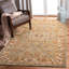 Tapis oriental vert clair / beige en laine touffeté à la main Cranmore-19260552