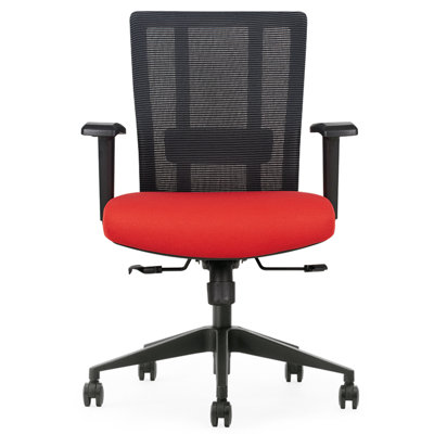 Scarlette Ergonomic Mesh Task Chair with Seat Slide, Adj Lumbar Support, Reclines with Lock