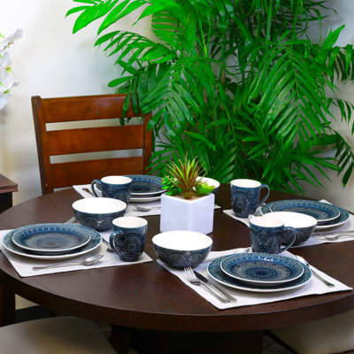 Service de table 16 pièces, service pour 4 Cropsey