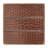 4" x 4" Hammered Copper Tile with Linear Design