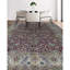 Tapis rouge et crème noué à la main de haute qualité