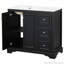 Meuble-lavabo de 36 po avec lavabo en céramique, tablette réglable en forme de U-116859028