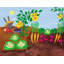 «Happy Garden», reproduction sur toile tendue-25596827