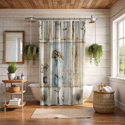 Wintery Branches - Premium Shower Curtain