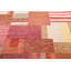 Tapis unique en laine noué à la main beige et rouge nouvel âge Kashkoli 6 pi 5 po x 10 pi