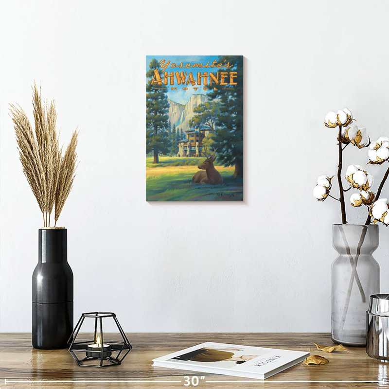 Alvord Ahwahnee Hotel, 12" H x 8" W
