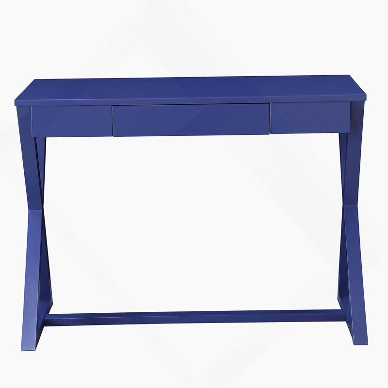 Bureau d'écriture Nalo, finition bleu crépuscule OF00173