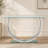 Garrett Chrome Glass Top Console Table