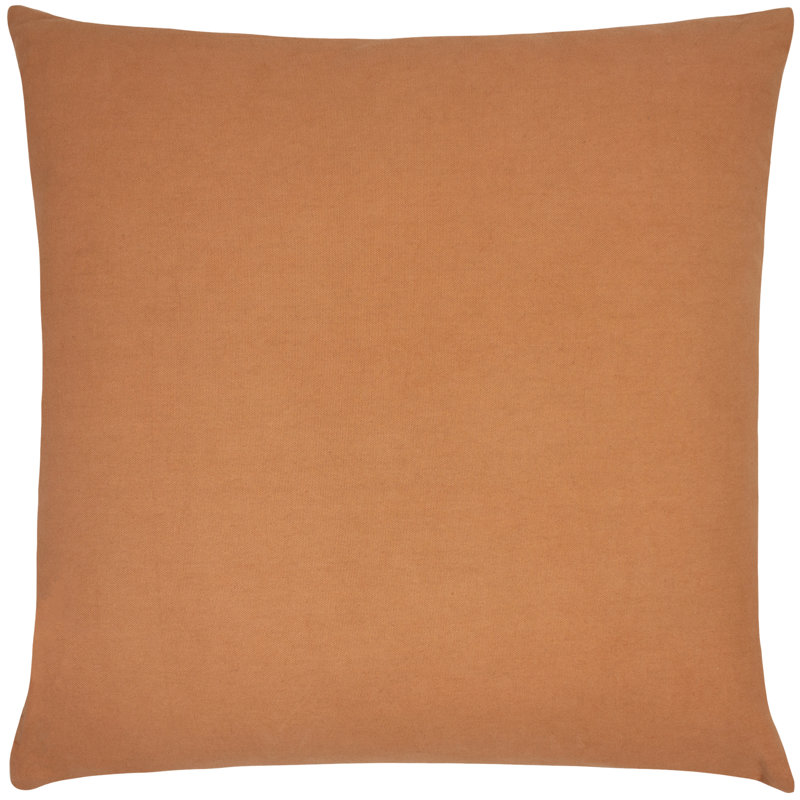 Geometric Square Cushion, Terracotta
