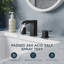 Robinet pour salle de bain à 3 trous et 2 poignées avec ensemble de bonde Waterfall-98114698