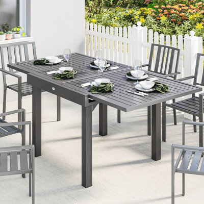 Outsunny Extending Garden Table