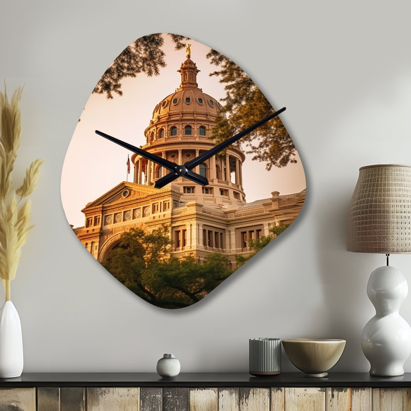 Horloge murale Dalonzo Texas Architectural Heritage - Texas, Petit