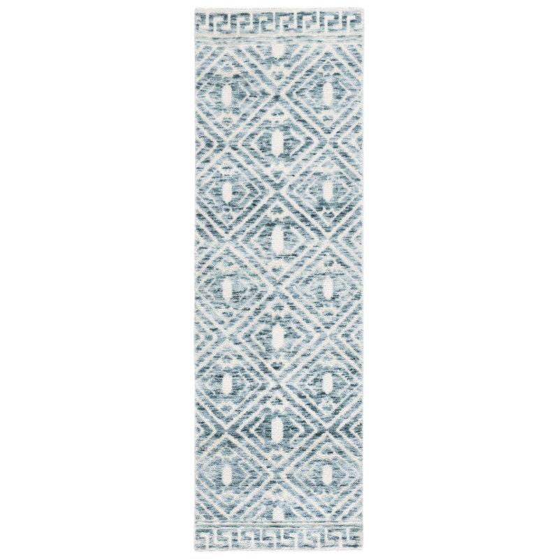 Tapis géométrique Bouley, Tapis de couloir 2 pi 6 po x 8 pi