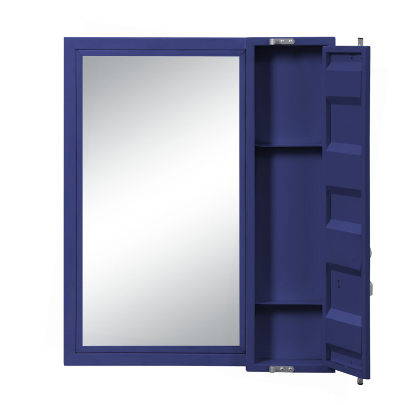 Miroir de salle de bain Cargo, Bleu