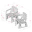 Chaise berçante en métal Allerton