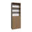 Vinton 2-Door Bookcase with Upper Shelves, Natural Oak / White -Office
