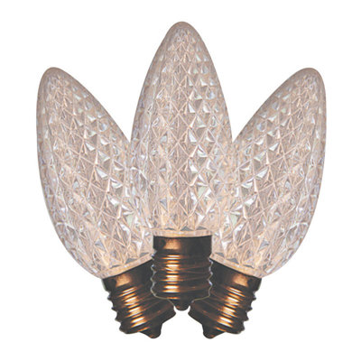 Ampoule de noël à facettes c9