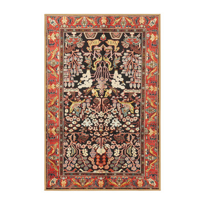Tapis rouge à motif sud-ouest
