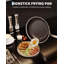 10‑Inch 3‑Layer Stainless Steel Non‑Stick Frying Pan with Lid, Dishwasher & Oven‑Safe, PFOA‑Free, Suitable for All Hob Types, Heat‑Resistant Handle