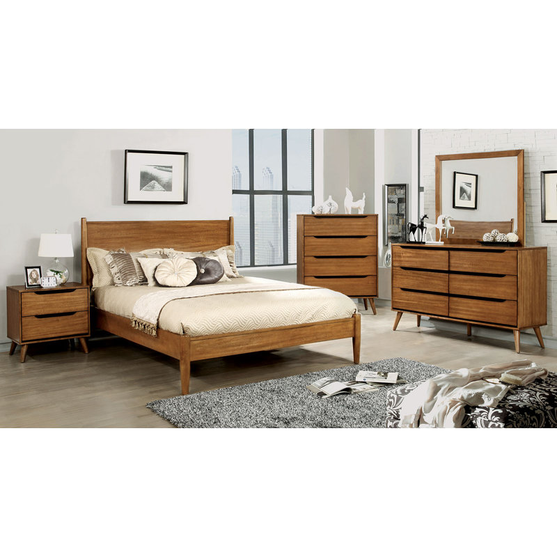 Goree Solid Wood Piece Bedroom Set