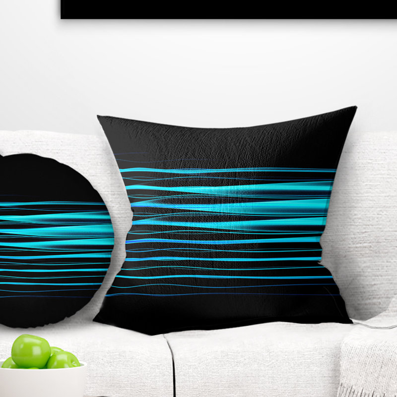  Coussin Abstract, 16 po x 1 po, Coussin décoratif