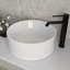 Lavabo de salle de bain vasque circulaire rond / blanc DeerValley Symmetry