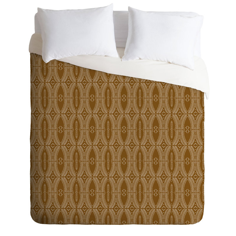 Polyester Geometric Shapes Duvet Cover, Twin Duvet Cover + 1 Sham