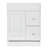 24 Inch Bathroom Vanity, Ready to Assemble, Solid Wood, White
